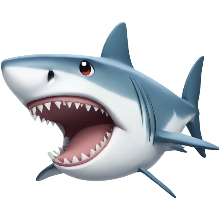 shark with anime face emoji