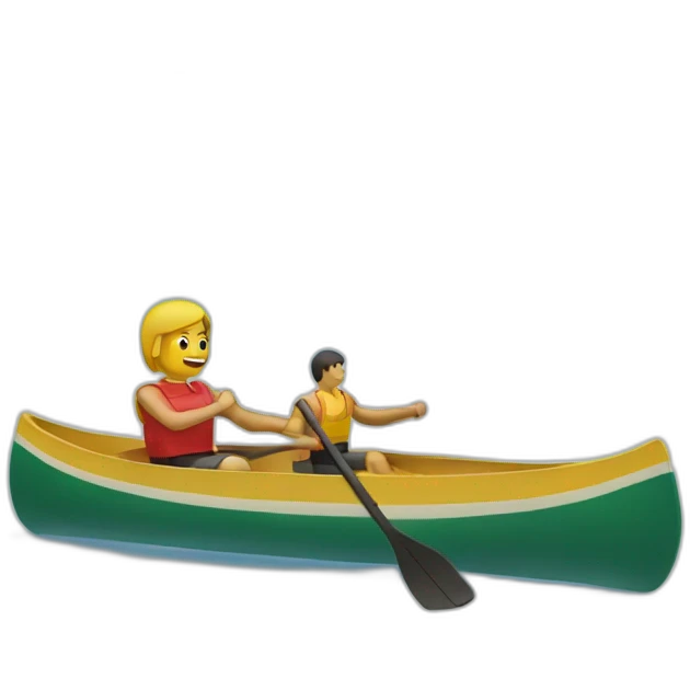 coach canoeing emoji