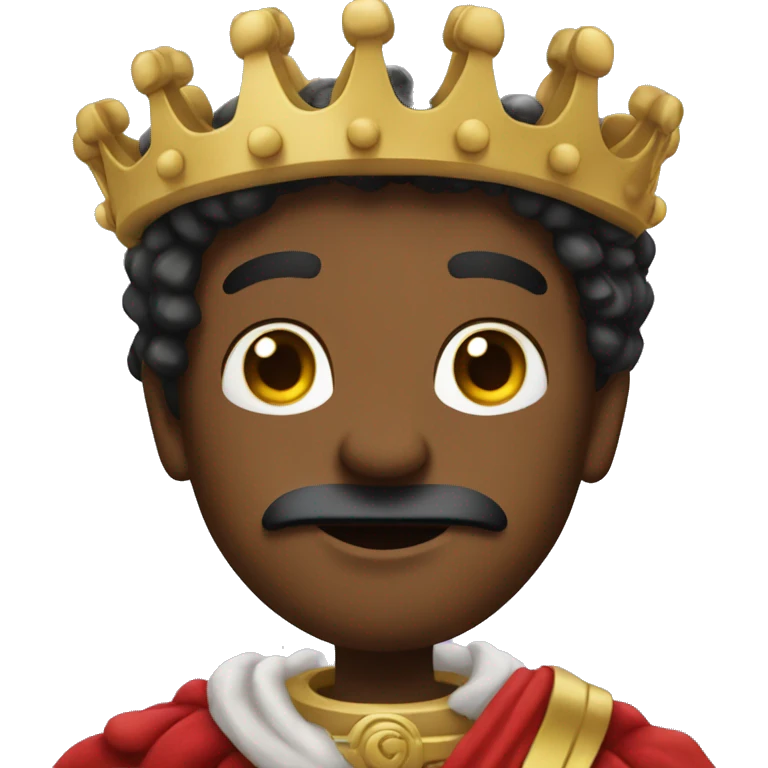 king who greets the people emoji