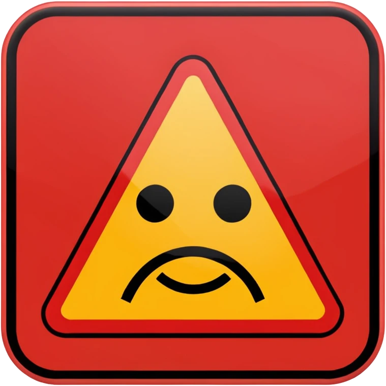 attention stop danger!! emoji