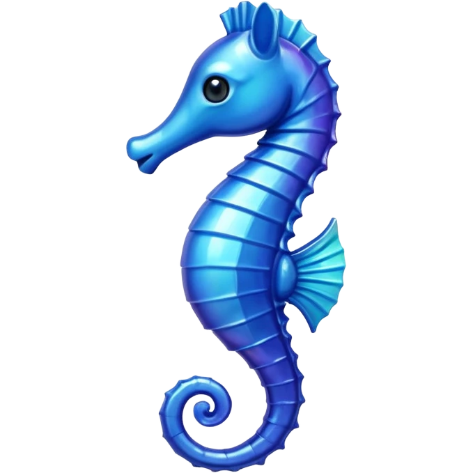  حیوانی ابی زی اسب دریایی emoji