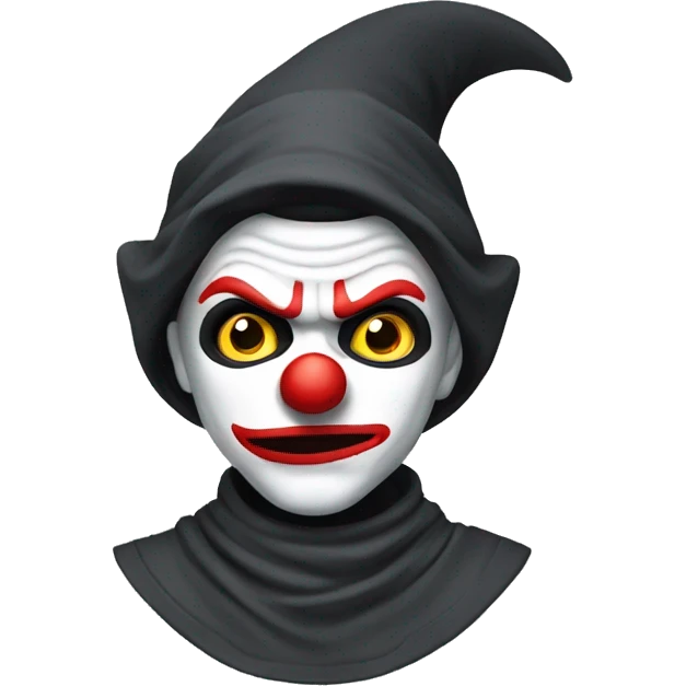 Ninja payaso emoji