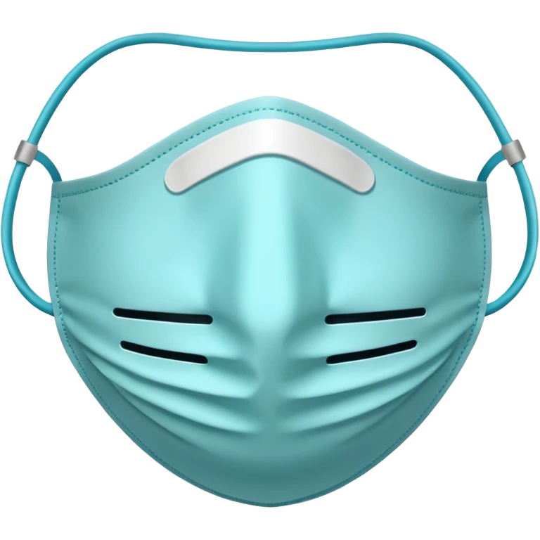 medical mask without face just the medical mask object ( ios / apple style) emoji