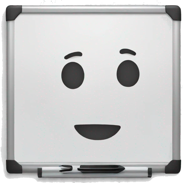 whiteboard emoji