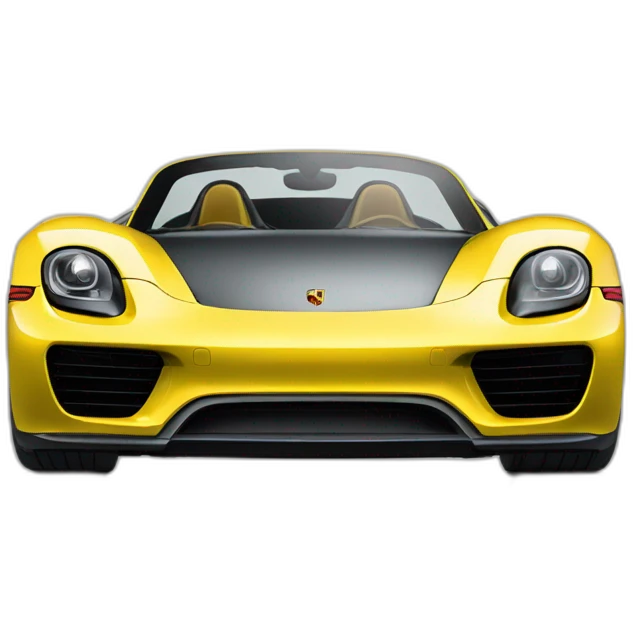 Porsche 918 spider de profil emoji