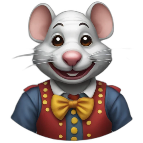 rat clown emoji