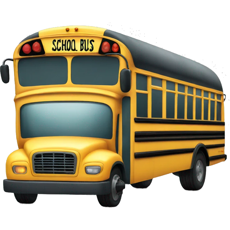 school bus emoji