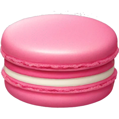 Pink macaron emoji