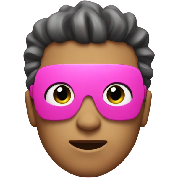 A pink pow emoji