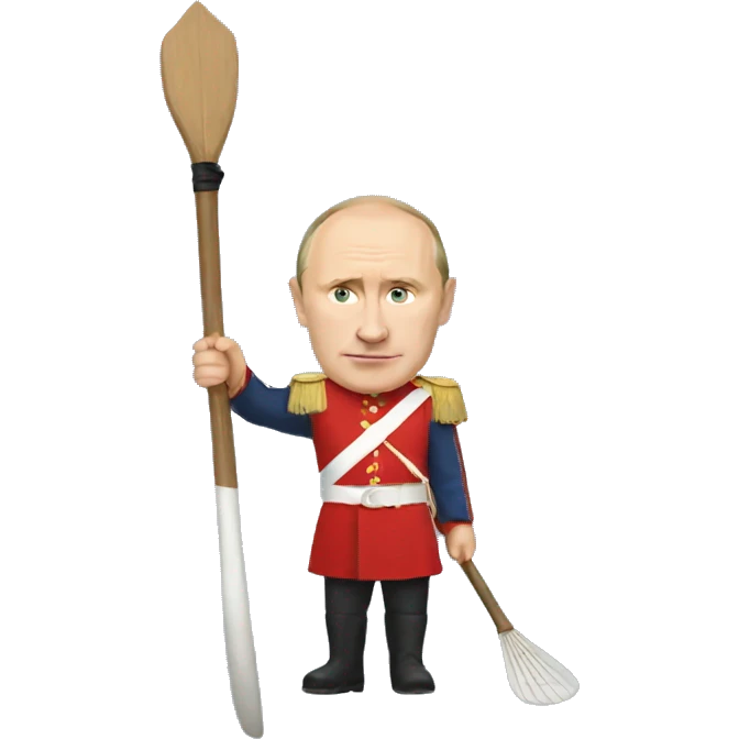 Putin with oar emoji