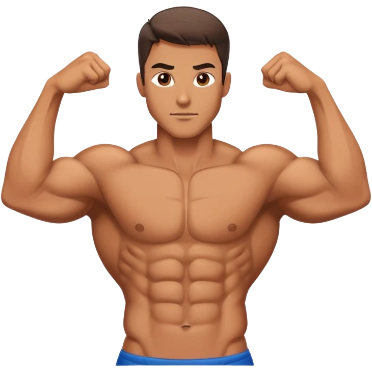 Man with abs emoji