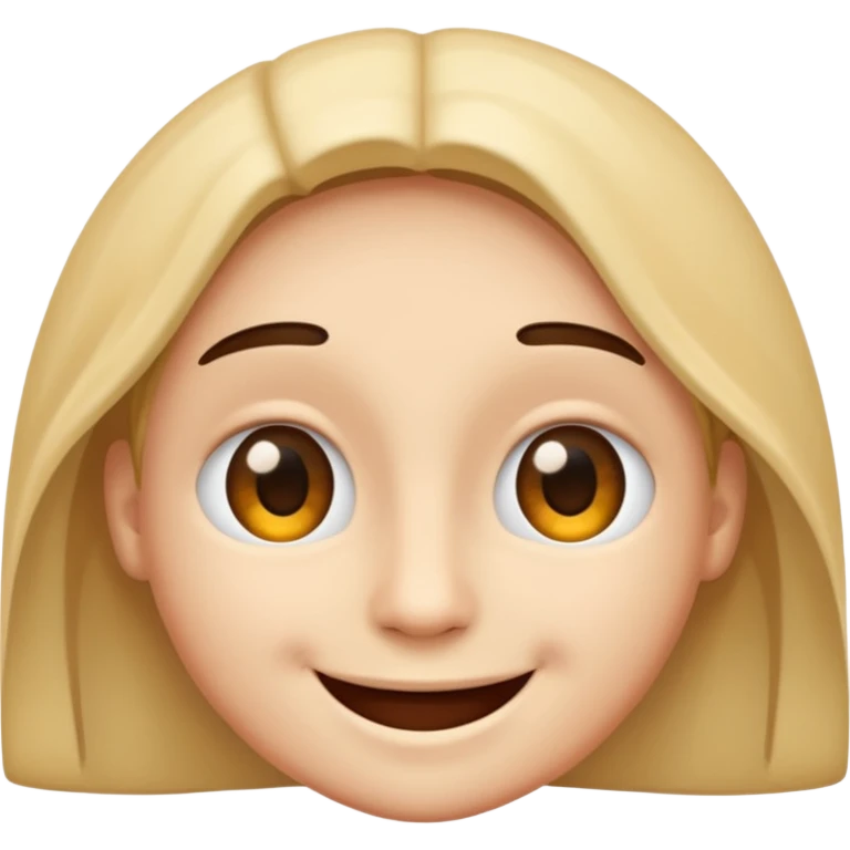 A smiling face with half open eyes. emoji
