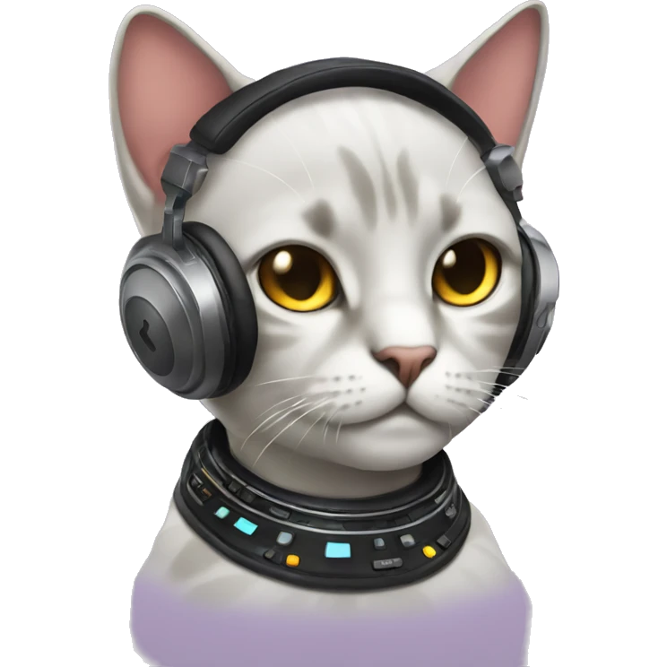 Dj cat emoji