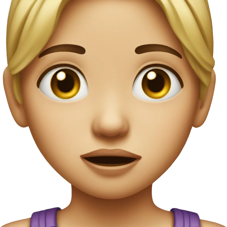 girl crying emoji