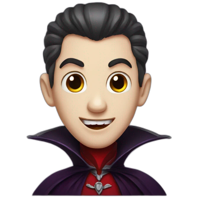 cute dracula emoji
