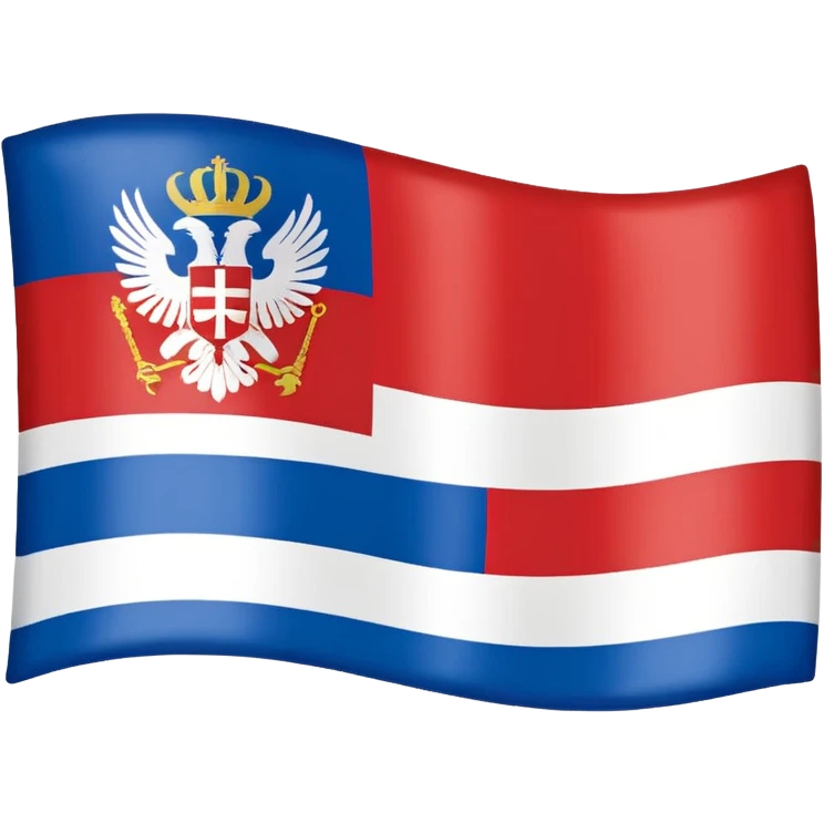 make me a emoji with serbian empire a  flag from 1914 emoji