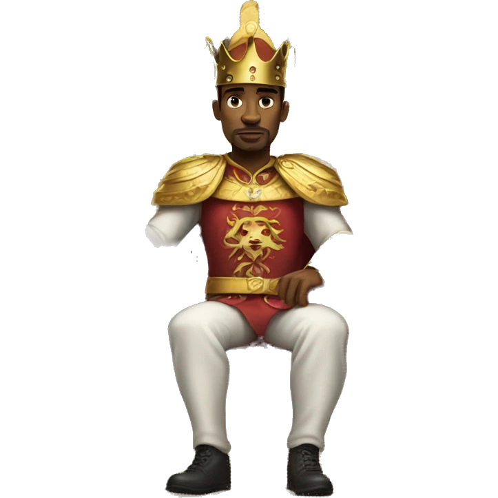 King on his throne  emoji