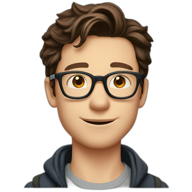 tom-holland-with-glasses emoji