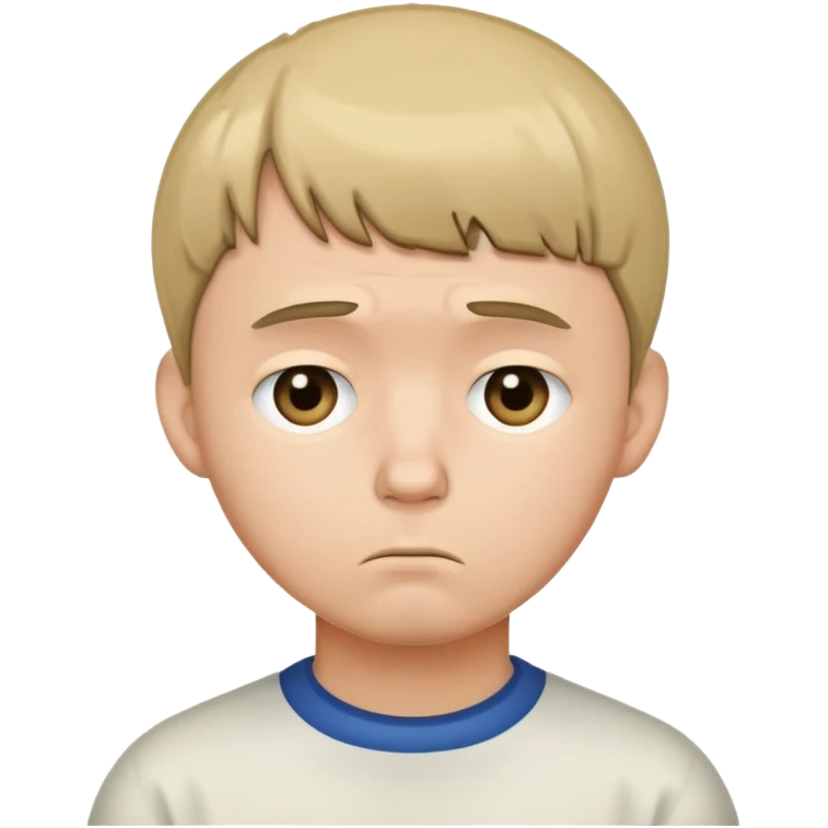 sad bowlcut man emoji