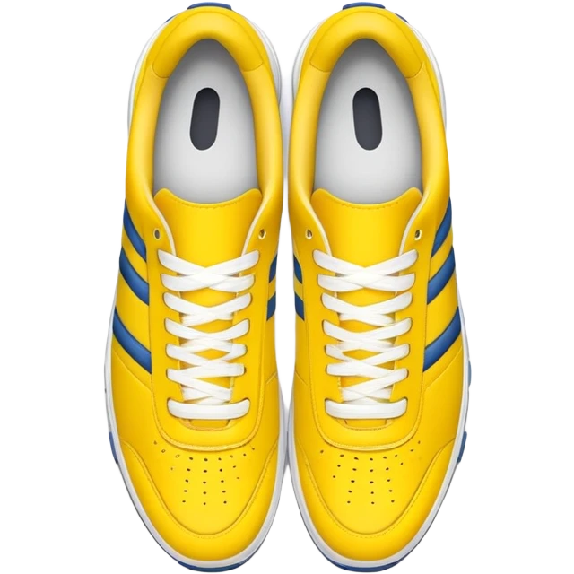 Sneakers (top view) – yellow, the width and height of image must be equal in size emoji