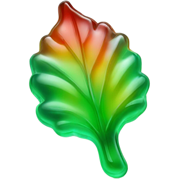 Weed gummy emoji