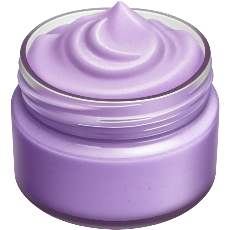 Pale purple body scrub emoji