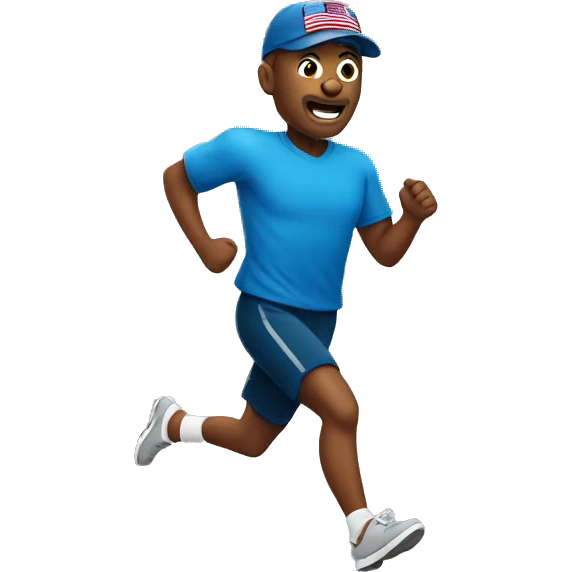 veteran running emoji