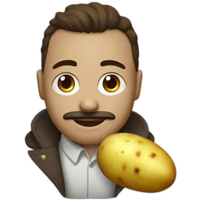 lukashenro with potato emoji