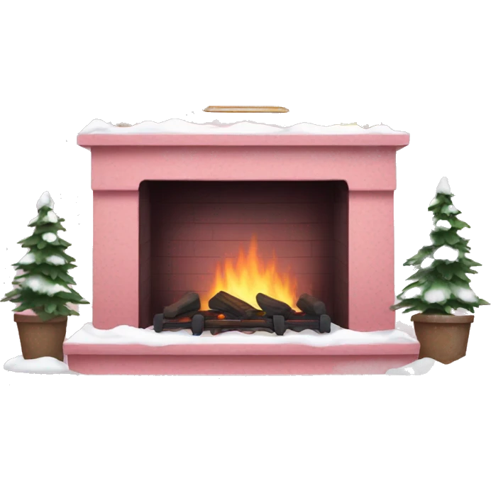 Winter Pink FirePlace emoji