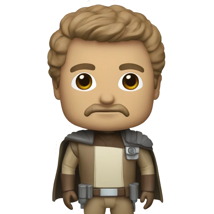Gary Keller in the style of Star Wars. Pop figure emoji