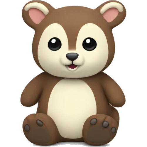 woodland animal jellycat emoji