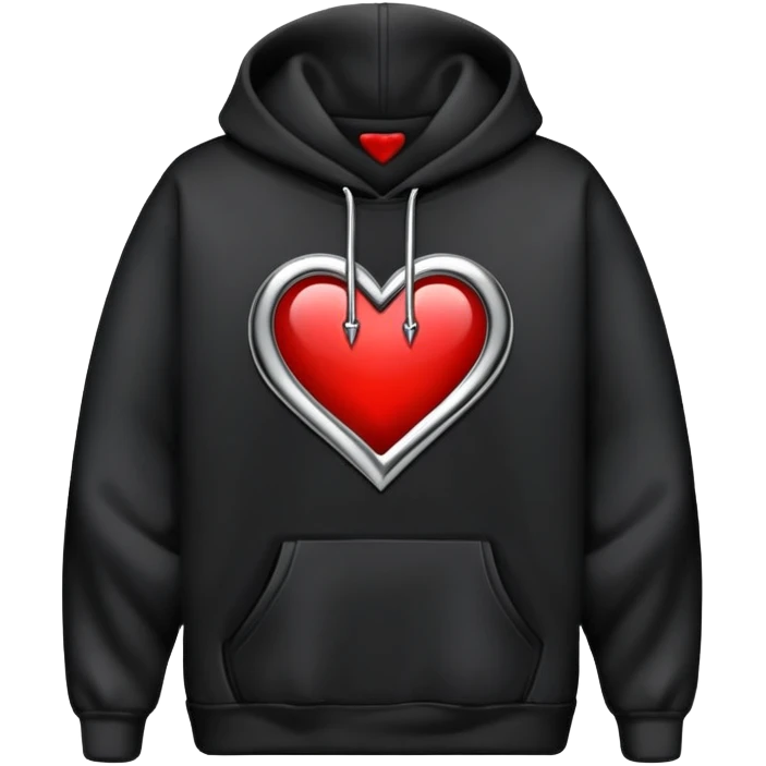 chrome heart hoodie emoji
