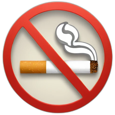 No smoking sign emoji