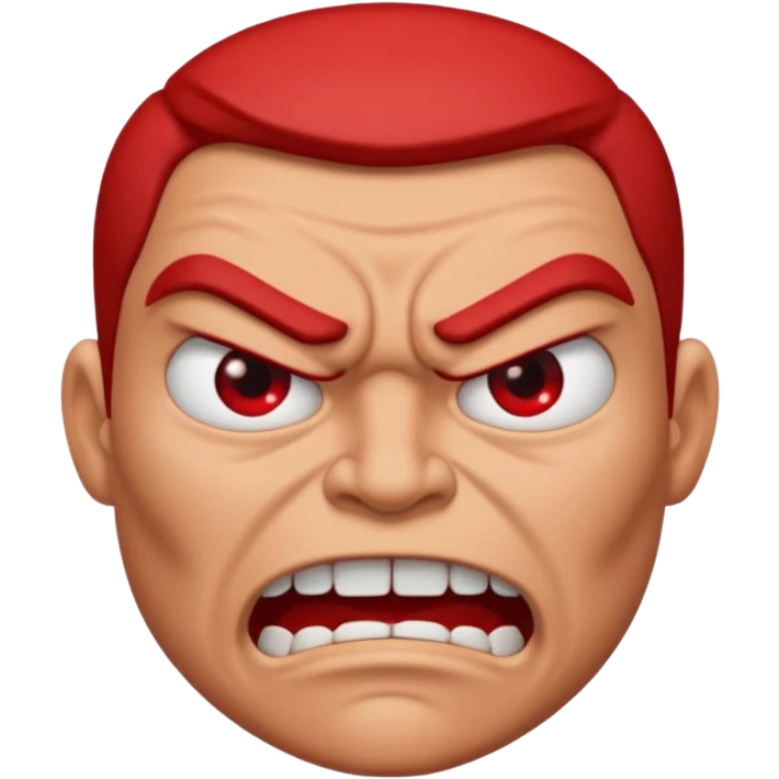 angry face emoji