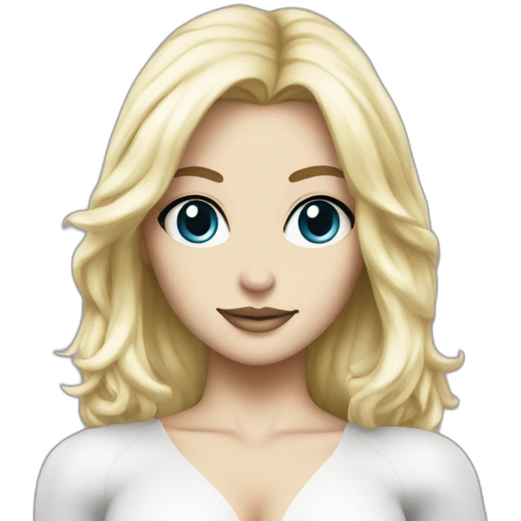 Emma frost with diamond skin emoji