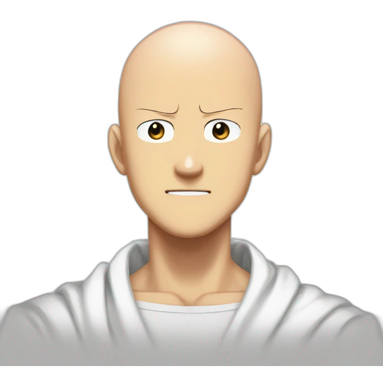Saitama in one punch man emoji