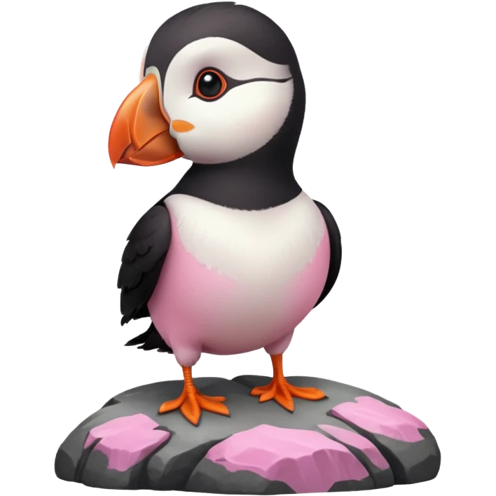 pink puffin 💨 emoji