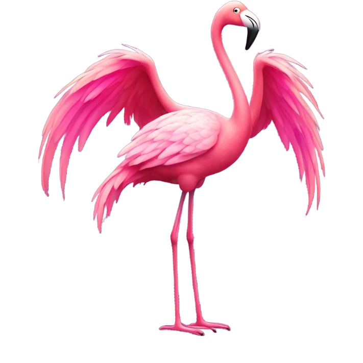 Flamingos emoji