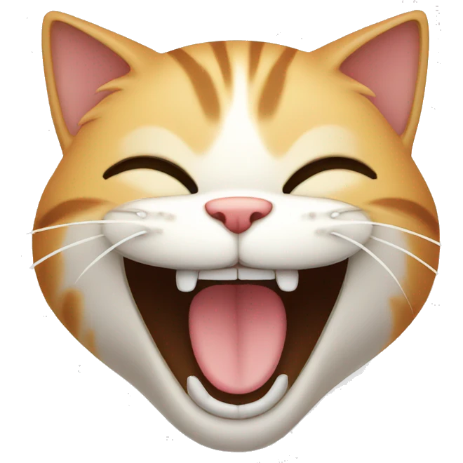cat laughing emoji