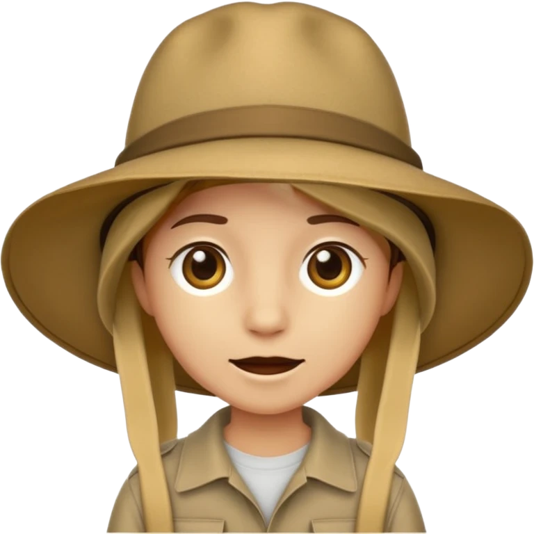 just safari hat item  emoji