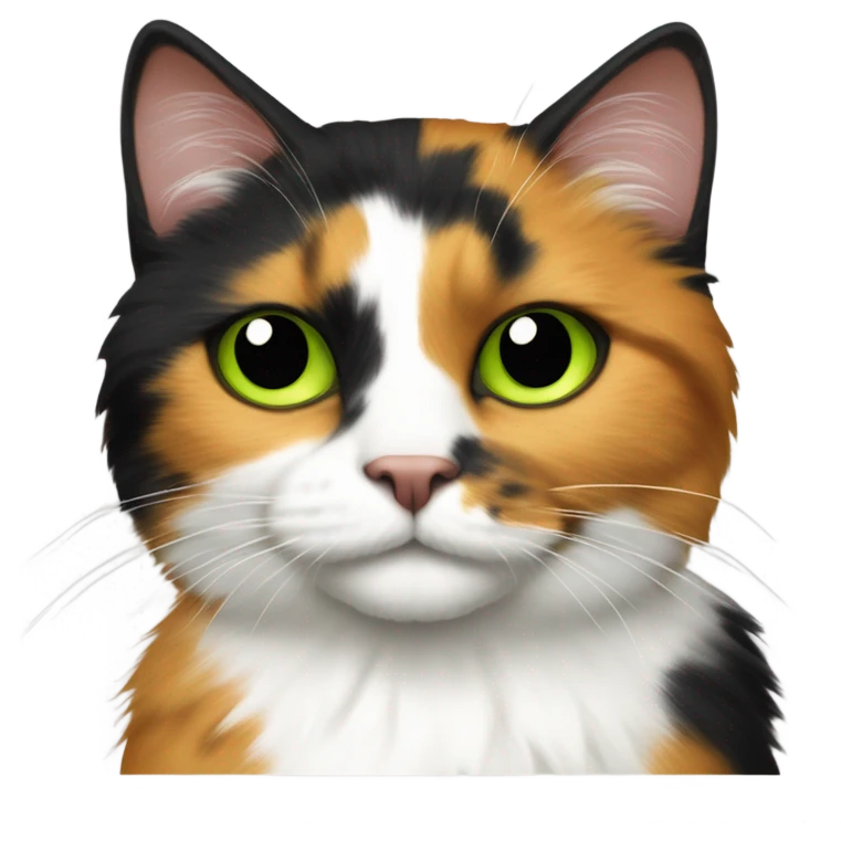Calico cat emoji