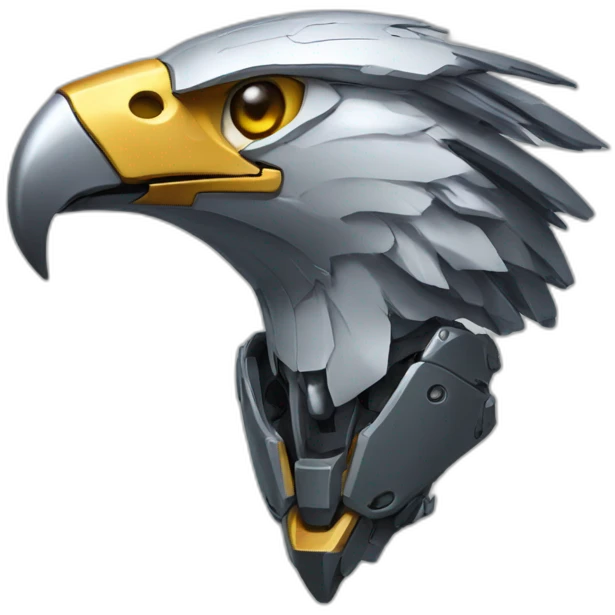 mecha eagle head emoji