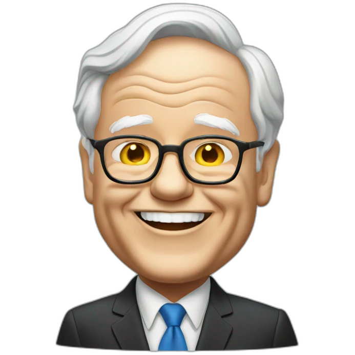 warren buffet happy emoji