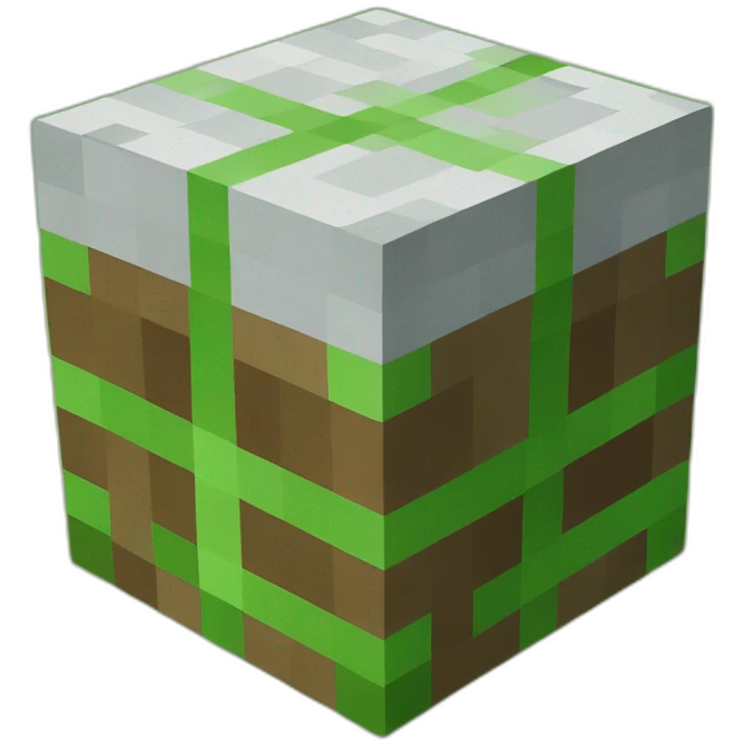 Minecraft grass block emoji