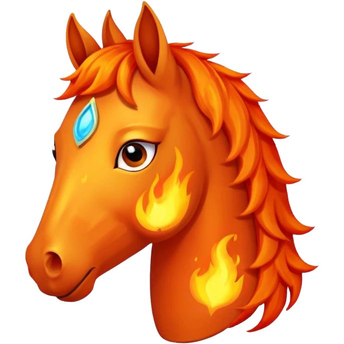 Happy fire horse emoji sad fire horse emoji worried fire horse emoji emoji