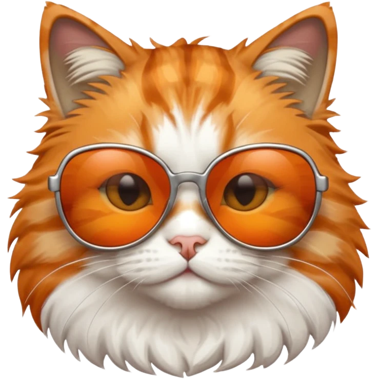 Cat wearing sunglasses emoji