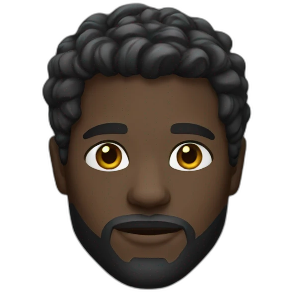 Black Panther without mask emoji