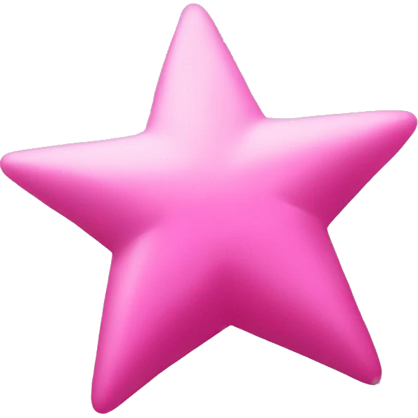 Pink star emoji