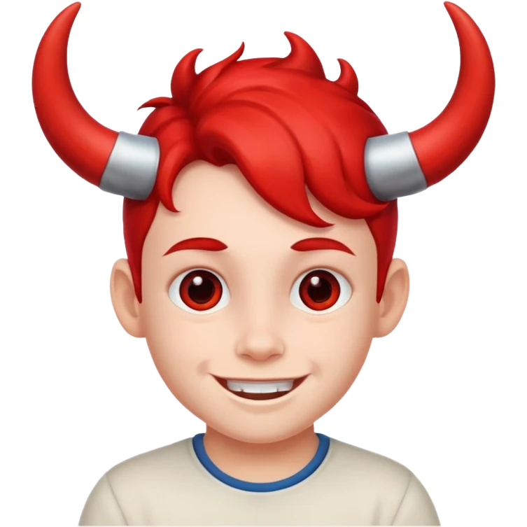 kid with red horns emoji