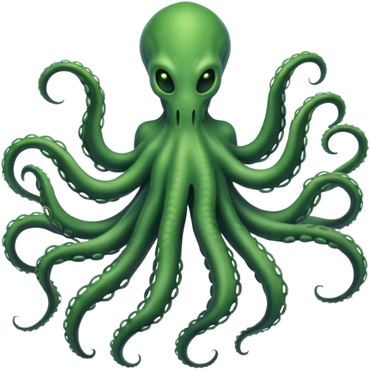 full body peacefull alien witgh tenticals emoji